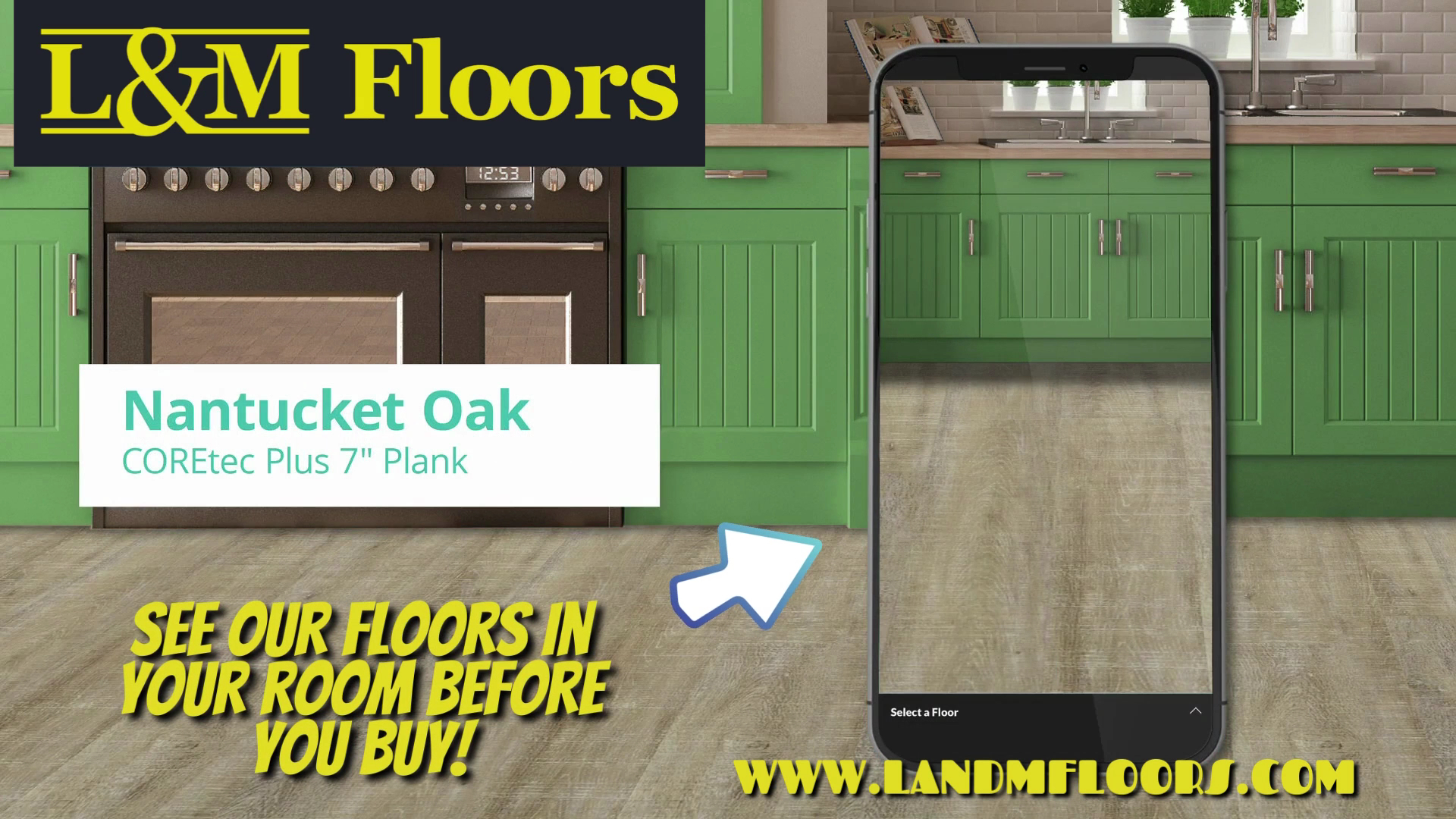 Hands installing premium hardwood flooring