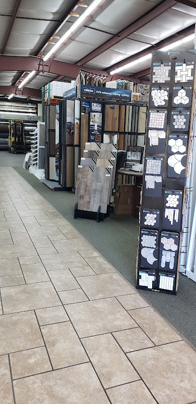 Installer working on a floor